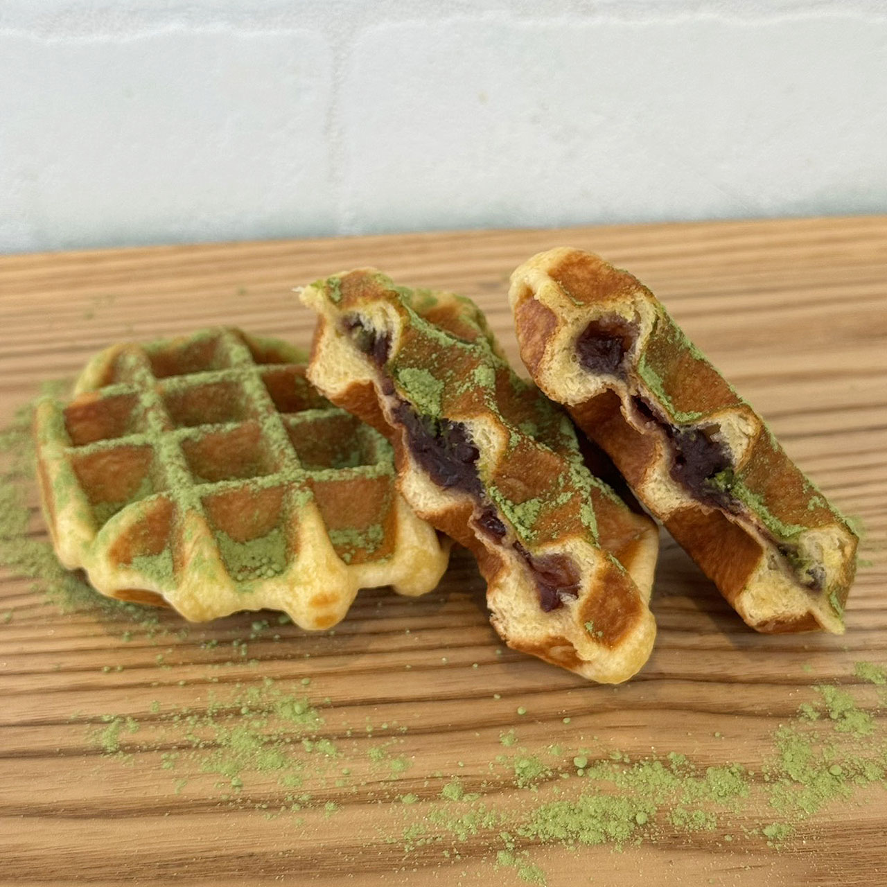 Blauw 抹茶あずきワッフル