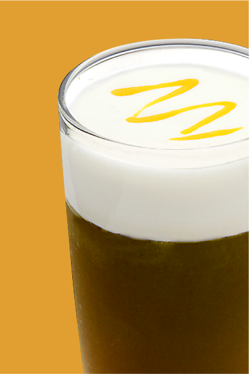 Blauw マンゴーチーズティー