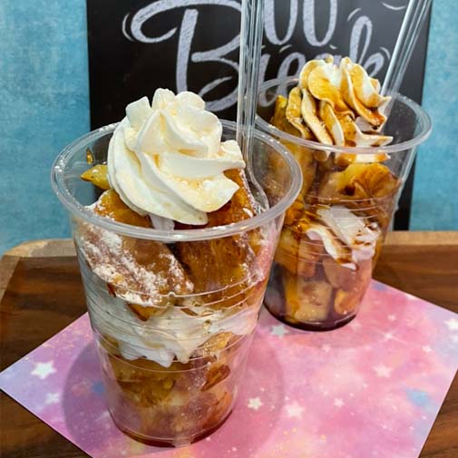 Blauw カップdeワッフル