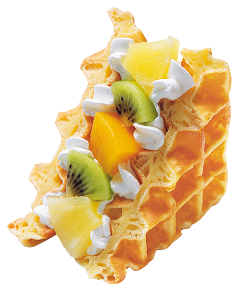 ワッフルサンド　フルーツミックス